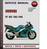 Thumbnail Suzuki RF 600 1993-1999 Factory Service Repair Manual Download Pdf