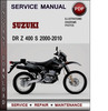 Thumbnail Suzuki DR Z 400 S 2000-2010 Factory Service Repair Manual Download Pdf Thumbnail Suzuki DR Z 400 S 2000-2010 Factory Service Repair Manual Download Pdf