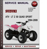 Thumbnail Suzuki ATV LT Z 50 QUAD SPORT 2004-2009 Factory Service Repair Manual Download Pdf Thumbnail Suzuki ATV LT Z 50 QUAD SPORT 2004-2009 Factory Service Repair Manual Download Pdf