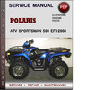 Thumbnail Polaris ATV Sportsman 500 EFI 2008 Factory Service Repair Manual Download Pdf Thumbnail Polaris ATV Sportsman 500 EFI 2008 Factory Service Repair Manual Download Pdf