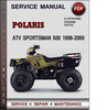 Thumbnail Polaris ATV Sportsman 500 1996-2000 Factory Service Repair Manual Download Pdf