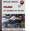 Thumbnail Polaris ATV Scrambler 4x4 1996-1998 Factory Service Repair Manual Download Pdf Thumbnail Polaris ATV Scrambler 4x4 1996-1998 Factory Service Repair Manual Download Pdf