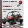 Thumbnail Polaris ATV Ranger XP 700 4x4 6x6 2007 Factory Service Repair Manual Download Pdf Thumbnail Polaris ATV Ranger XP 700 4x4 6x6 2007 Factory Service Repair Manual Download Pdf