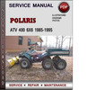 Thumbnail Polaris ATV 400 6x6 1985-1995 Factory Service Repair Manual Download Pdf