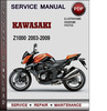 Thumbnail Kawasaki Z1000 2003-2009 Factory Service Repair Manual Download Pdf