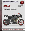 Thumbnail Buell Firebolt 2003-2007 Factory Service Repair Manual PDF