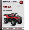 Thumbnail Can-Am 400 2006-2009 Factory Service Repair Manual PDF