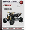 Thumbnail Can-Am 450 2005-2008 Factory Service Repair Manual PDF