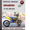 Thumbnail Husaberg FE 550 2000-2004 Factory Service Repair Manual PDF
