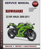 Thumbnail Kawasaki ZX10R Ninja 2000-2011 Factory Service Repair Manual Download PDF