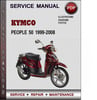 Thumbnail Kymco People 50 1999-2008 Factory Service Repair Manual Download PDF Thumbnail Kymco People 50 1999-2008 Factory Service Repair Manual Download PDF
