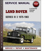 Thumbnail Land Rover Series Iii 3 1975-1983 Factory Service Repair Manual Download PDF Thumbnail Land Rover Series Iii 3 1975-1983 Factory Service Repair Manual Download PDF