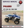 Thumbnail Polaris ATV 250 2x4 1985-1995 Factory Service Repair Manual Download Pdf