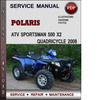 Thumbnail Polaris ATV Sportsman 500 X2 Quadricycle 2008 Factory Service Repair Manual Download Pdf Thumbnail Polaris ATV Sportsman 500 X2 Quadricycle 2008 Factory Service Repair Manual Download Pdf
