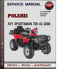 Thumbnail Polaris ATV Sportsman 700 X2 2008 Factory Service Repair Manual Download Pdf Thumbnail Polaris ATV Sportsman 700 X2 2008 Factory Service Repair Manual Download Pdf