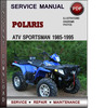 Thumbnail Polaris ATV Sportsman 1985-1995 Factory Service Repair Manual Download Pdf