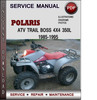 Thumbnail Polaris ATV Trail Boss 4x4 350L 1985-1995 Factory Service Repair Manual Download Pdf
