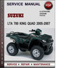 Thumbnail Suzuki LTA 700 King Quad 2005-2007 Factory Service Repair Manual Download Pdf