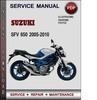 Thumbnail Suzuki SFV 650 2005-2010 Factory Service Repair Manual Download Pdf