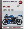 Thumbnail Suzuki VS 750 2000-2008 Factory Service Repair Manual Download Pdf Thumbnail Suzuki VS 750 2000-2008 Factory Service Repair Manual Download Pdf