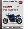 Thumbnail Triumph Speed Triple 2002-2005 Factory Service Repair Manual Download Pdf Thumbnail Triumph Speed Triple 2002-2005 Factory Service Repair Manual Download Pdf