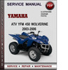 Thumbnail Yamaha ATV YFM 450 Wolverine 2003-2006 Factory Service Repair Manual Download Pdf