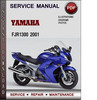 Thumbnail Yamaha FJR1300 2001 Factory Service Repair Manual Download Pdf