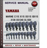 Thumbnail Yamaha Marine C115 X115 XS115 XB115 X130 XS1340 XL130X Factory Service Repair Manual Download PDF