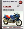 Thumbnail Yamaha SZR660 1995-2002 Factory Service Repair Manual Download PDF