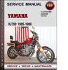 Thumbnail Yamaha XJ700 1985-1986 Factory Service Repair Manual Download PDF