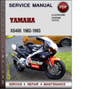 Thumbnail Yamaha XS400 1982-1993 Factory Service Repair Manual Download PDF
