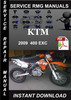 Thumbnail 2009 KTM 400 EXC Service Repair Manual Download Thumbnail 2009 KTM 400 EXC Service Repair Manual Download