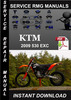 Thumbnail 2009 KTM 530 EXC Service Repair Manual Download