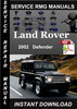 Thumbnail 2002 Land Rover Defender Service Repair Manual Download