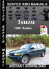 Thumbnail 1999 Isuzu Rodeo Service Repair Manual Download