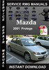 Thumbnail 2001 Mazda Protege Service Repair Manual Download
