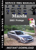 Thumbnail 2003 Mazda Protege Service Repair Manual Download