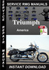 Thumbnail Triumph America Service Repair Manual Download
