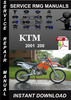 Thumbnail 2001 KTM 200 Service Repair Manual Download Thumbnail 2001 KTM 200 Service Repair Manual Download