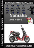 Thumbnail 2005 Yamaha CS50 Z Service Repair Manual Download