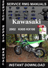 Thumbnail 2002 Kawasaki KX85 KX100 Service Repair Manual Download