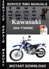 Thumbnail 2004 Yamaha TT600RE Service Repair Manual Download