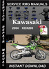 Thumbnail 2004 Kawasaki KDX200 Service Repair Manual Download
