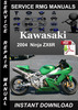 Thumbnail 2004 Kawasaki Ninja ZX6R Service Repair Manual Download
