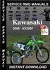 Thumbnail 2005 Kawasaki KX250F Service Repair Manual Download