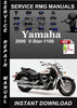 Thumbnail 2000 Yamaha V-Star-1100 Service Repair Manual Download