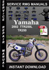 Thumbnail 2002 Yamaha TTR250L TR250 Service Repair Manual Download