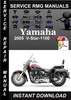 Thumbnail 2005 Yamaha V-Star-1100 Service Repair Manual Download