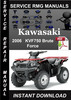 Thumbnail 2006 Kawasaki KVF750 Brute Force Service Repair Manual Downl