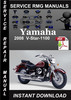 Thumbnail 2008 Yamaha V-Star-1100 Service Repair Manual Download
